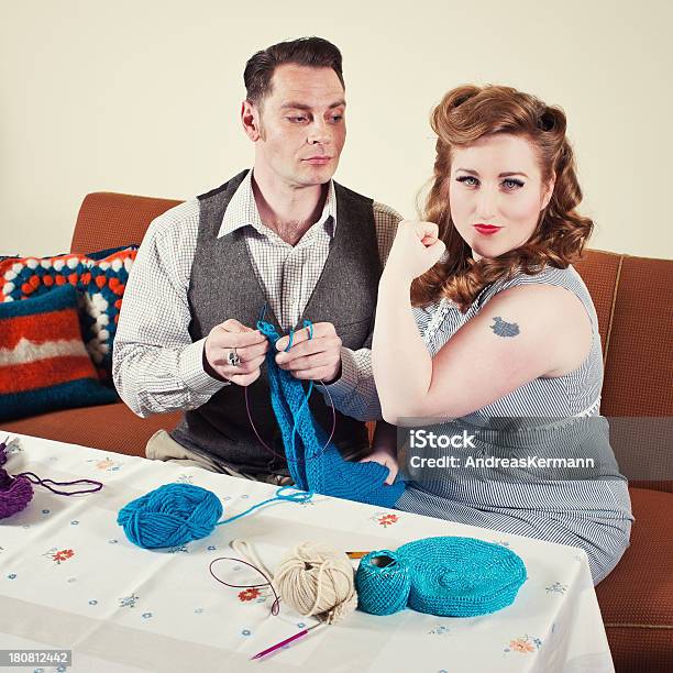 50s Couple Stock Photo - Download Image Now - 30-34 Years, 30-39 Years, 35-39 Years