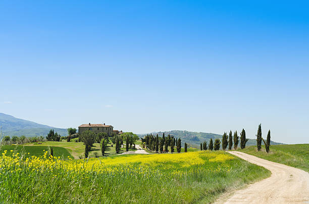 istock Farmhouse on val d'orcia 180812629