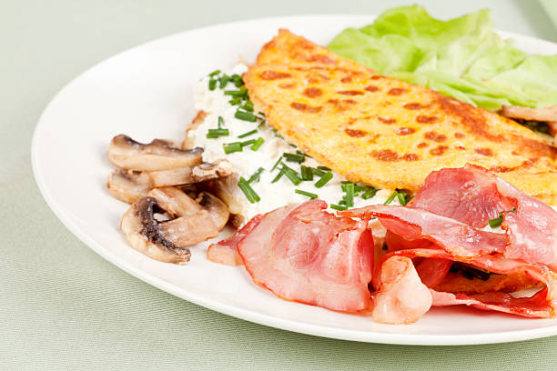 istock Omelet with cottage cheese and chives 180813466