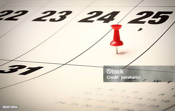 Calendario - Fotografie stock e altre immagini di Agenda - Agenda, Agosto, Aprile