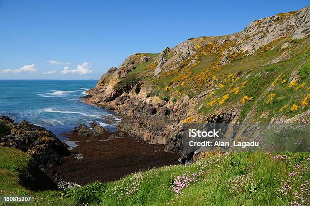 Le Pulec Jersey - Fotografias de stock e mais imagens de Ao Ar Livre - Ao Ar Livre, Azul, Baía