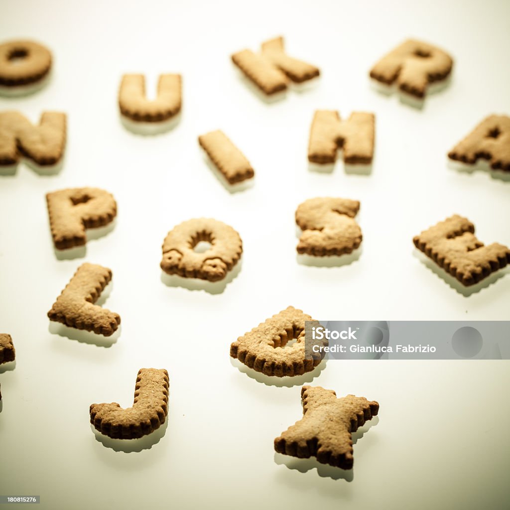 Shortbread Buchstaben - Lizenzfrei Alphabet Stock-Foto