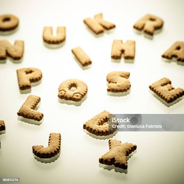 Shortbread Letters Stock Photo - Download Image Now - Alphabet, Cookie, Cooking