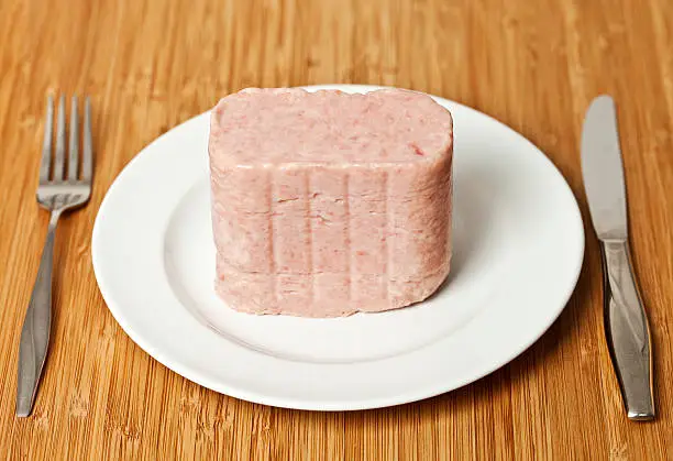 Photo of Spiced Ham On A Dinner Plate
