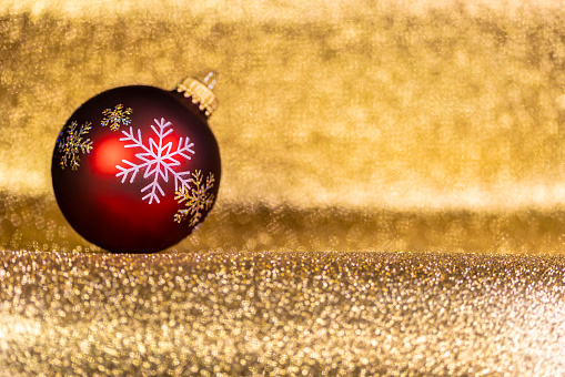 Christmas decoration with Christmas ball