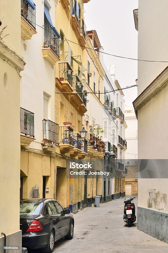 Cádiz City Street - Foto de stock de Acera libre de derechos