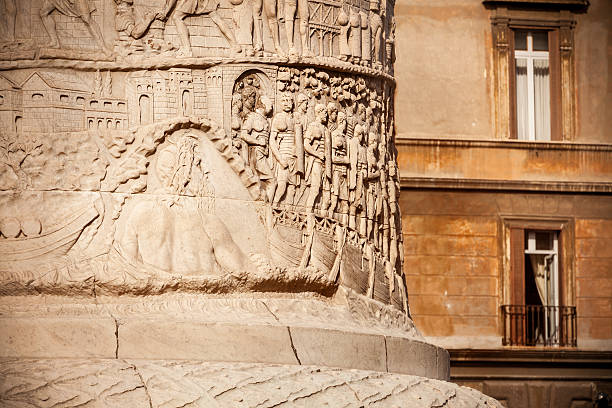 Trajan's Column (Colonna Traiana) is a Roman triumphal column in Rome.ROME S.P.Q.R. Lightbox: