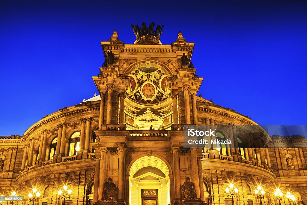 Ópera de Semper Dresden, Alemanha - Royalty-free Alemanha Foto de stock