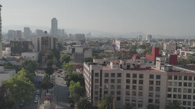 Mexico City Ciudad de México Cityscape from Top of Monument to the Revolution