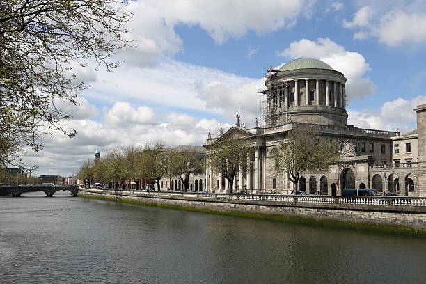 istock Dublin - River Liffey and The Four Courts 180817040