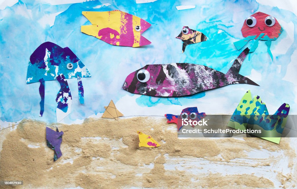 Arte de los niños - Ilustración de stock de Agua libre de derechos
