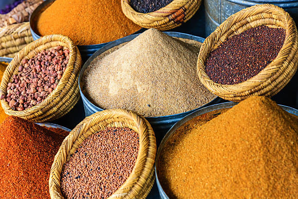 istock Spice market in Marrakech 180818406