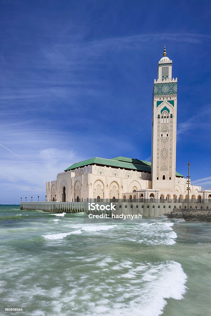 W Meczet Hassana II w Casablance, Maroko - Zbiór zdjęć royalty-free (Casablanca)