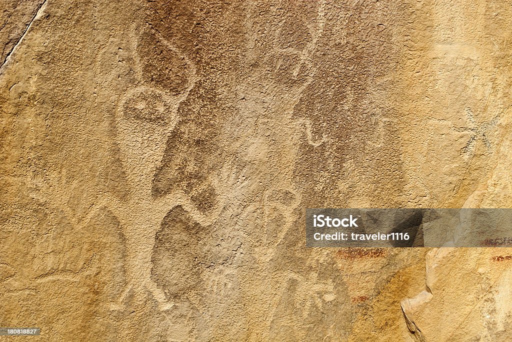 Monumento nacional del petroglifo de dinosaurio en Utah, EE.UU. - Foto de stock de Adulto libre de derechos