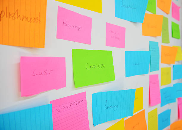 istock Result of workshop, positive keywords 180819016
