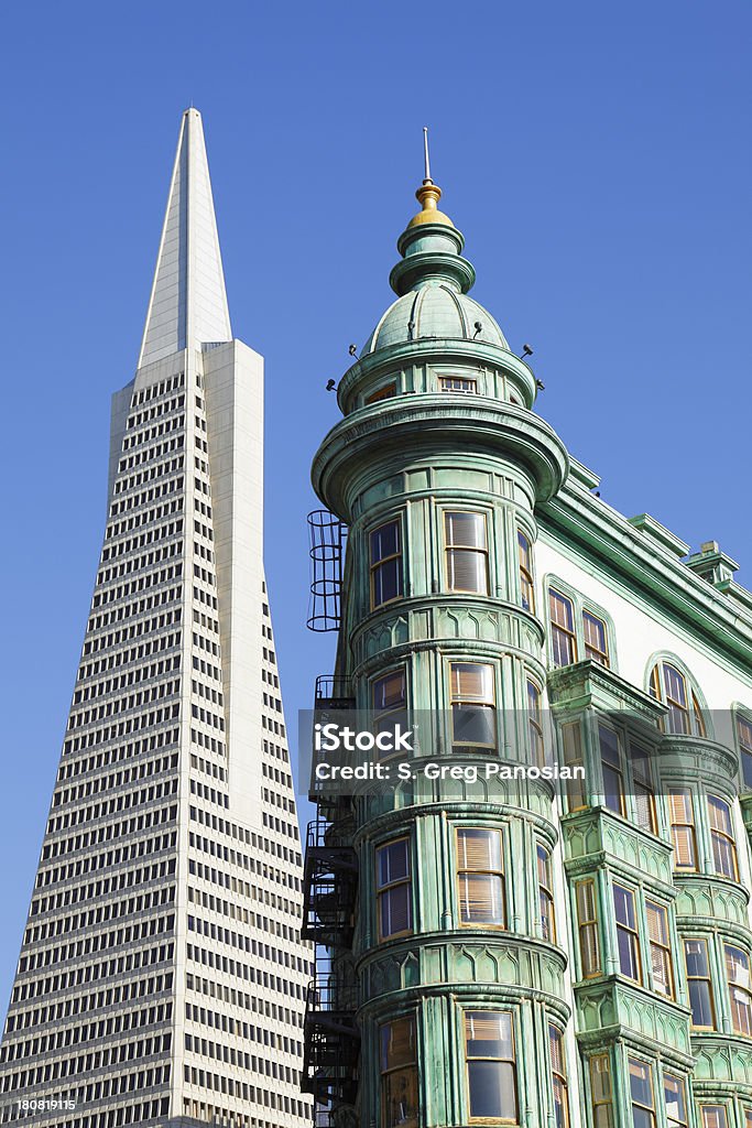 La arquitectura de San Francisco - Foto de stock de Aire libre libre de derechos