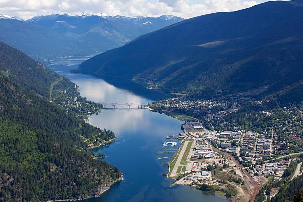 istock Aerial view of Nelson, British Columbia, Canada 180819978