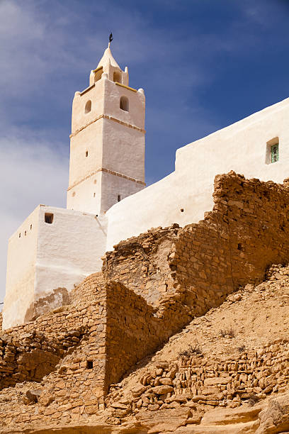 istock The white tower of Chenini 180820484