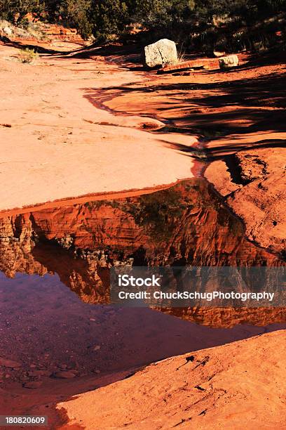 Красная Скала Воды Отражение Солнца — стоковые фотографии и другие картинки High Country - High Country, Аризона - Юго-запад США, Без людей