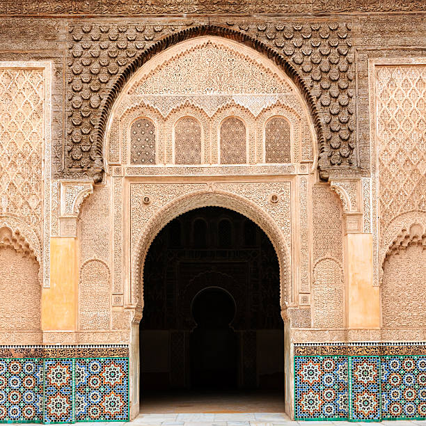 istock Inside of Madressa Ali Ben Youssef Marrakech Morocco 180820859