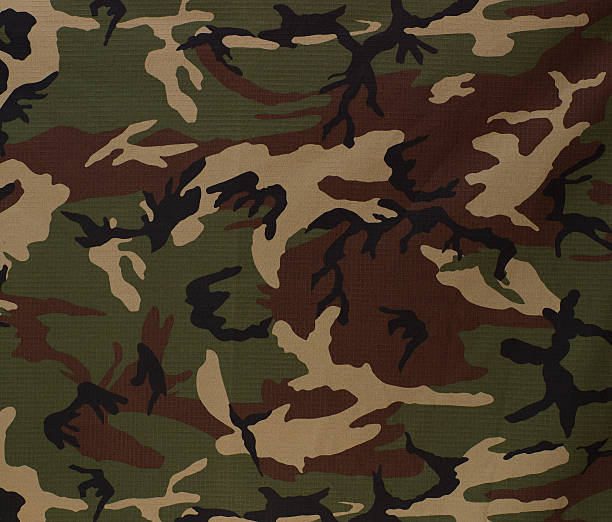 istock Fabric Camouflage Fabric Detail 180821876