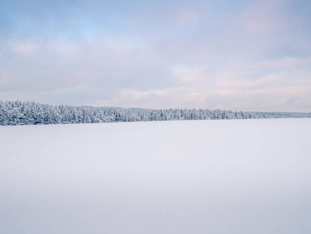 istock Winter scenic snowy cloudy landscape 1808219230