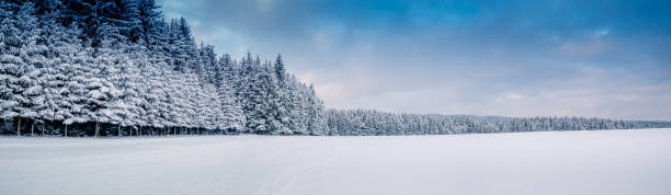 istock Winter scenic snowy cloudy landscape 1808219240