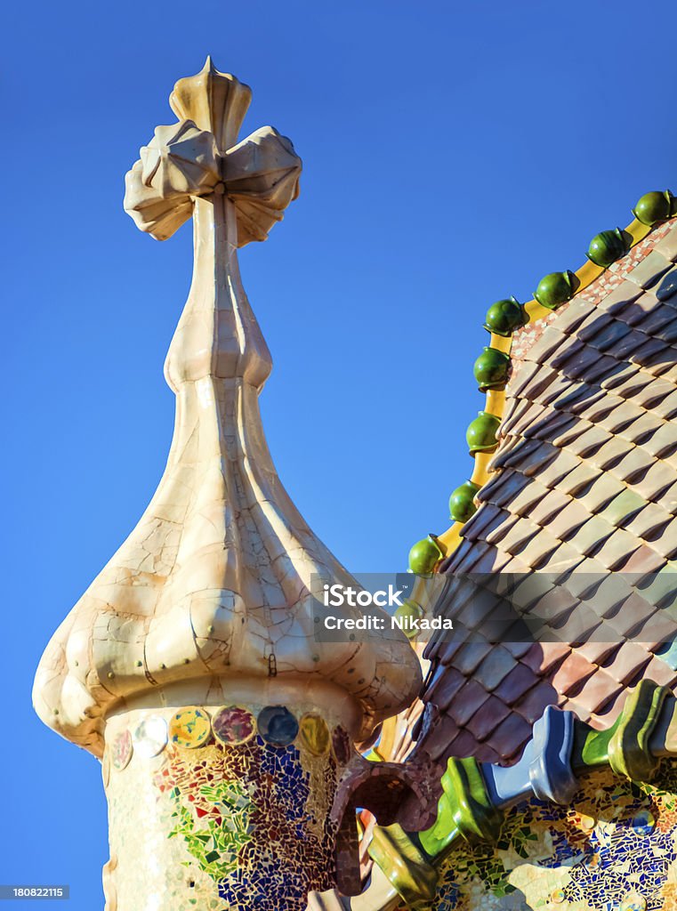 Gaudí la Casa Batllo en Barcelona - Foto de stock de Casa Batlló libre de derechos