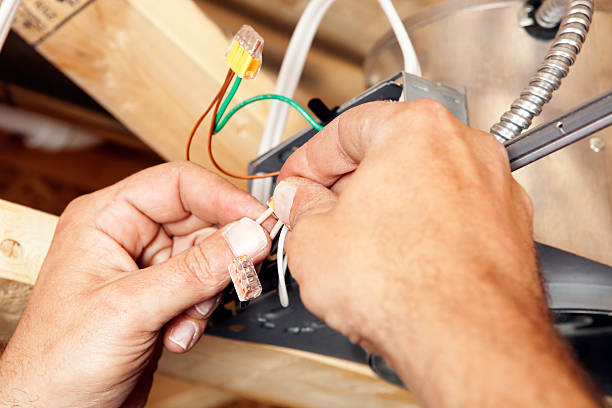 istock Electrician Wiring Light Can Fixture 180822140