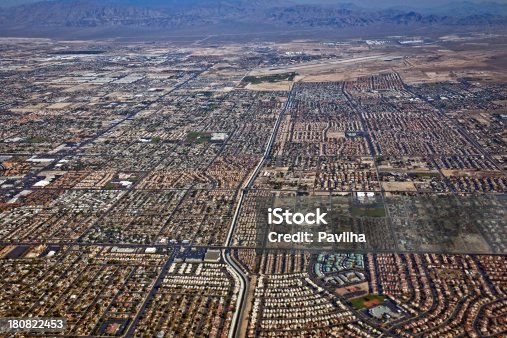 istock Arial View of Northern Las Vegas Nevada USA 180822453