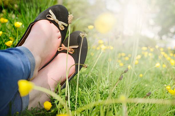 istock Summer Relaxing in Meadow with Wild Flowers 180822740