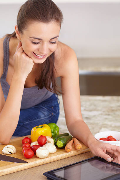 istock Finding a good recipe is easy on my digital tablet 180822758