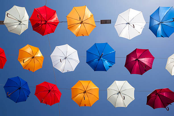 Umbrellas stock photo