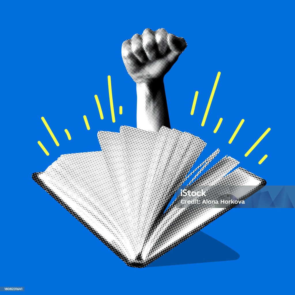 Knowledge Is Strength Knowledge Is Power Concept Stock Illustration - Download Image Now ...