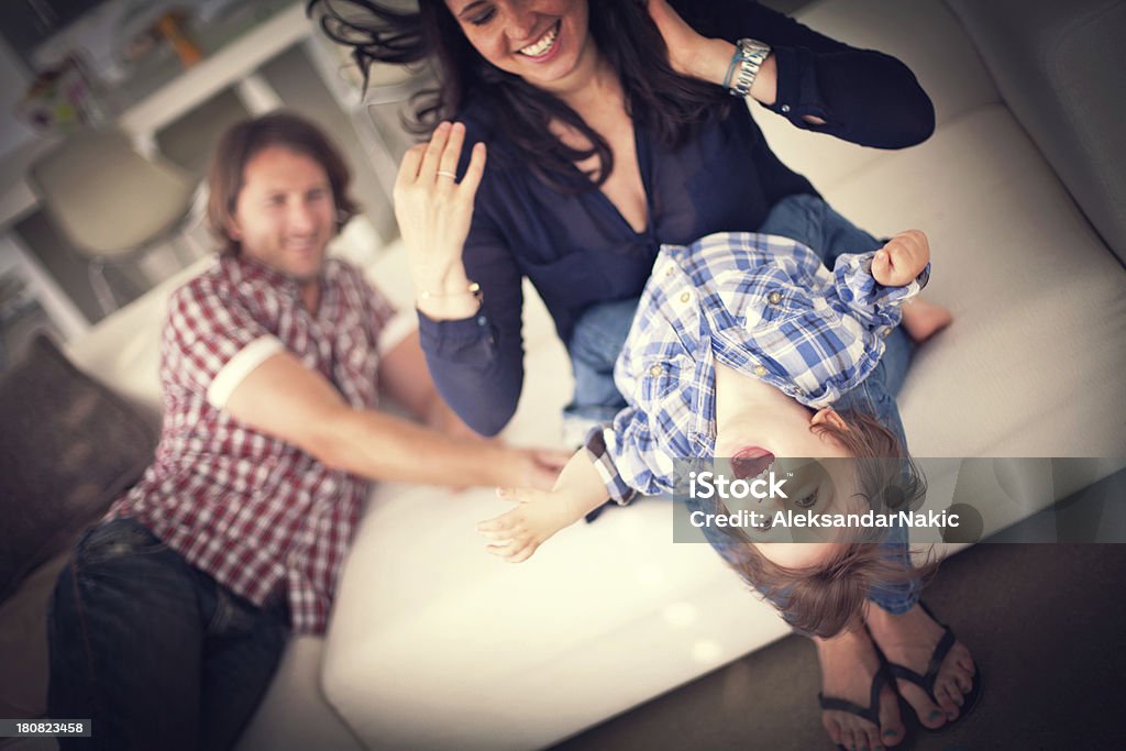 Playtime Family having fun Adult Stock Photo