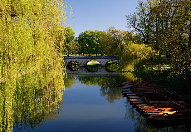 istock HDR image bridge and punt on river Cam in Cambridge 180823490