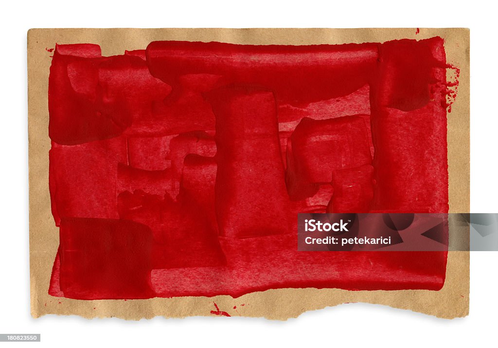 Tinta vermelha - Ilustração de Abstrato royalty-free