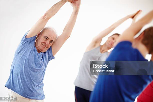 Determined To Reach His Fitness Goal Stock Photo - Download Image Now - Active Lifestyle, Active Seniors, Adult