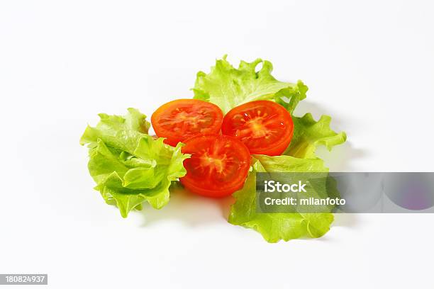 Foto de Alface E Cereja Tomatos e mais fotos de stock de Alface - Alface, Alimentação Saudável, Comida