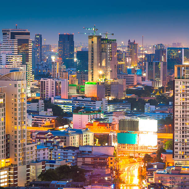 istock Panoramic view of urban landscape in Asia 180825468