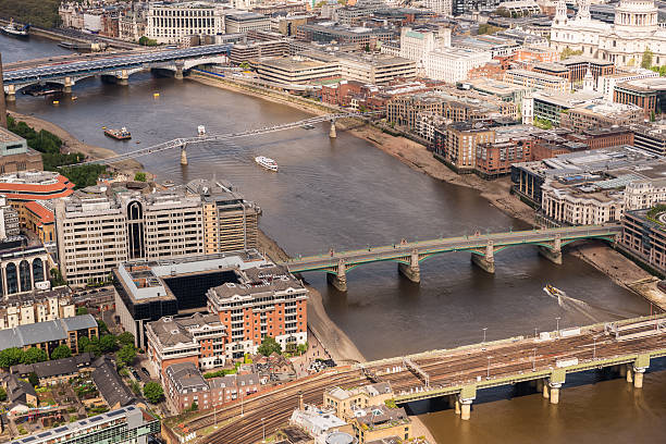 istock London aerial view panorama 180825529
