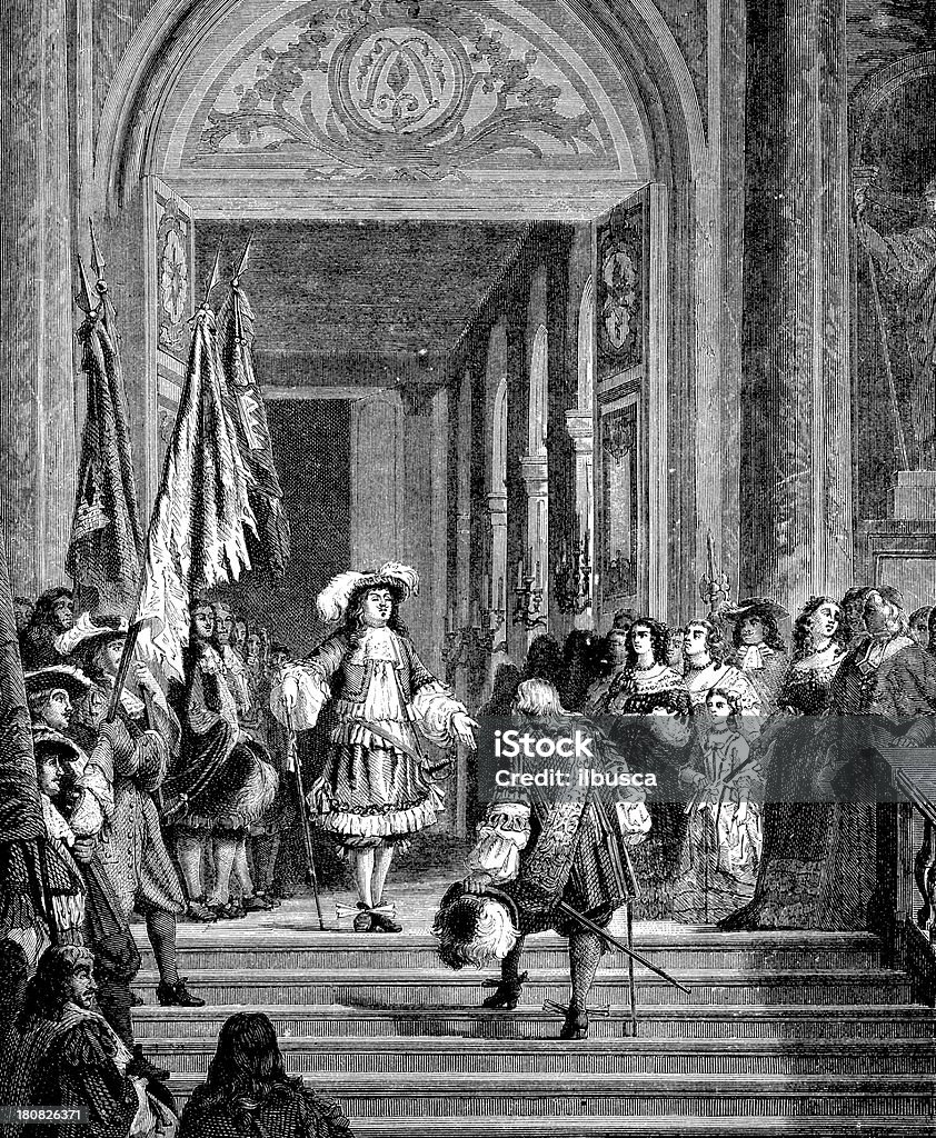 Anticuario ilustración de royal ceremonia - Ilustración de stock de Adulto libre de derechos