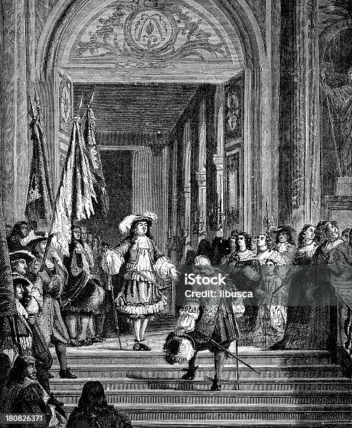 Ancienne Illustration De Cérémonie Royale Vecteurs libres de droits et plus d'images vectorielles de Adulte - Adulte, Antiquités, Art