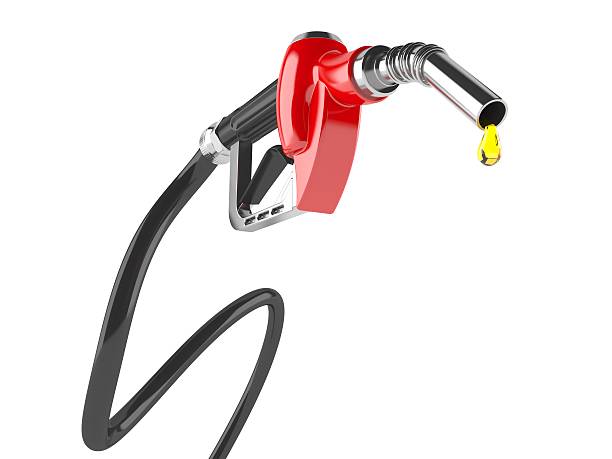 Gasoline nozzle stock photo