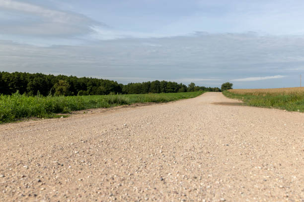 istock sandy highway in the field in the summer 1808267684