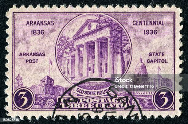 Arkansas Centennial Stamp Stockfoto und mehr Bilder von 100. Jahrestag - 100. Jahrestag, Alt, Arkansas