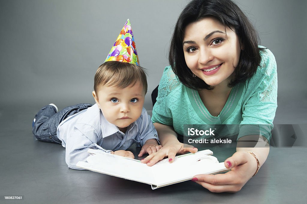 Baby boy in studio - Lizenzfrei 12-17 Monate Stock-Foto