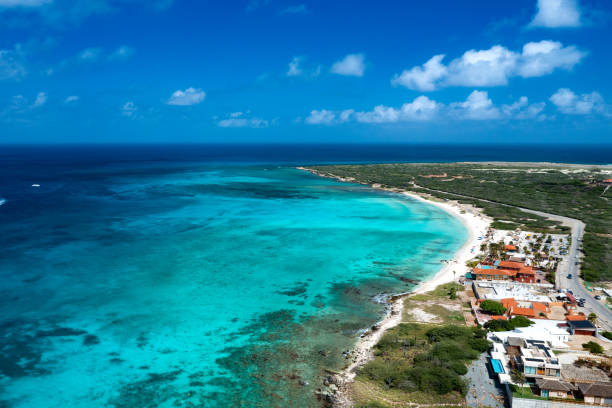 istock Aerial of Arashi Beach, Aruba 1808273612