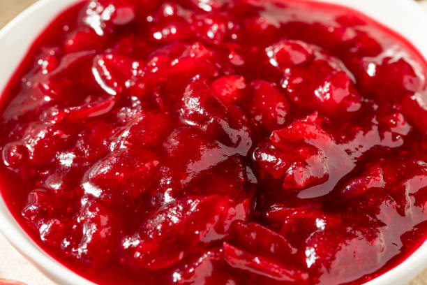 istock Homemade Thanksgiving Red Cranberry Sauce 1808275310