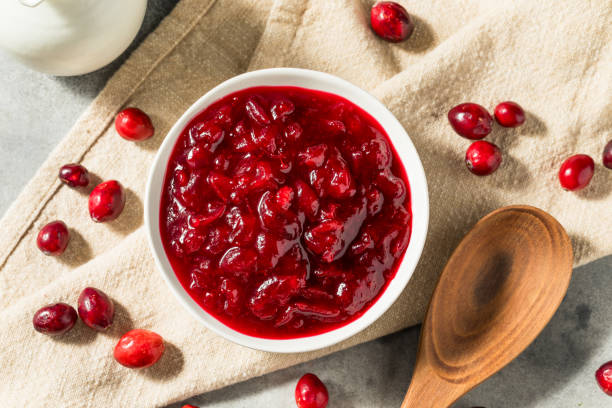 istock Homemade Thanksgiving Red Cranberry Sauce 1808275847